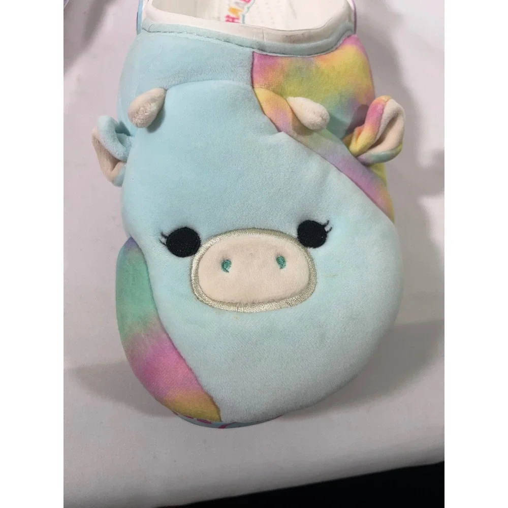 Crocs Squishmallows Clog Shoes Cow Tie Dye Plush Multicolor Mens 13‎ Women Sz 15
